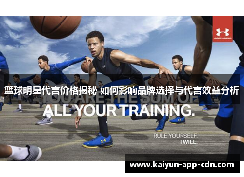篮球明星代言价格揭秘 如何影响品牌选择与代言效益分析